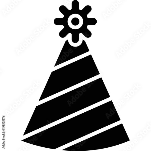 Party Hat Icon Vector Element