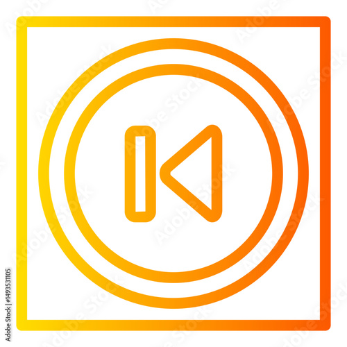 backward gradient icon