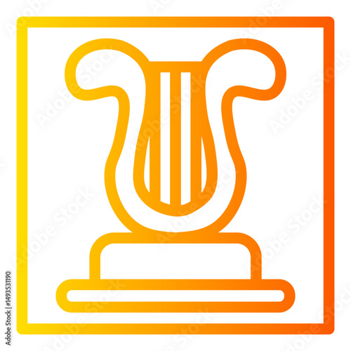 lyre gradient icon