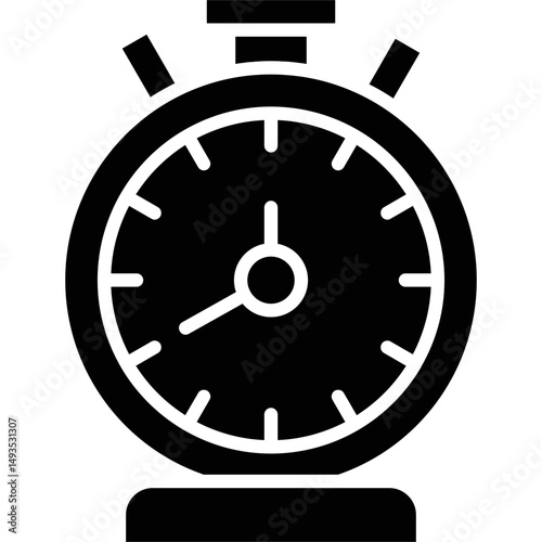 Stopwatch Icon Vector Element