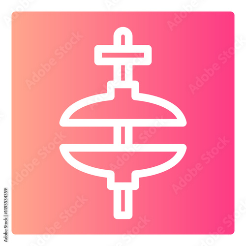 cymbal gradient icon