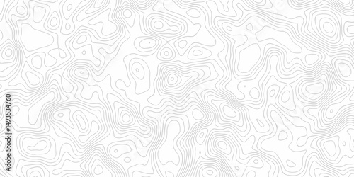 Abstract minimal The patter discovery vector topo map creative discovery White wave grid stripe line map topography. vector geographic contour mounted map background.	
