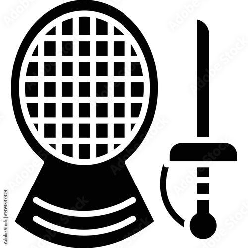Fencing Icon Vector Element