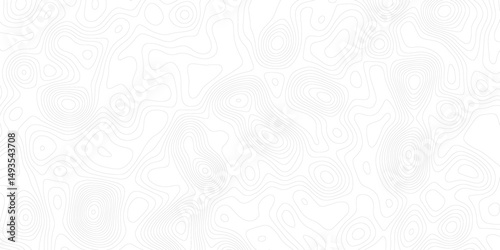 Abstract topographic map pattern seamless design background