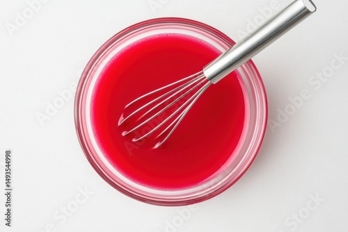 Mixing hydrocolloids into fruit juice for smooth texture enhancement Generative AI