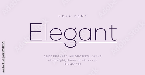 Modern Serif | Elegant alphabet letters logo font and number Classic Lettering Minimal Fashion Typography decoration fonts for branding wedding logo vector illustration