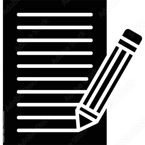 Write Icon Vector Element