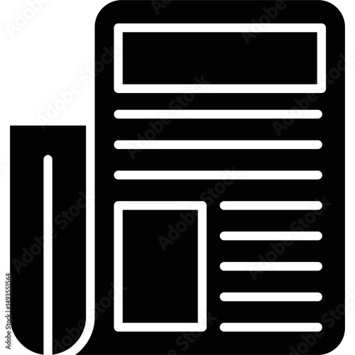 News Icon Vector Element