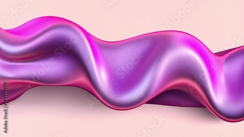 Abstract Colorful Wave Pattern with Gradient Swirls and Smooth Textures on Light Background