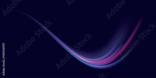 Magic moving fast speed police lines. Laser beams luminous abstract sparkling isolated on a transparent background. Abstract neon color glowing lines background.