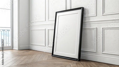 Framed Art Mockup in White ...