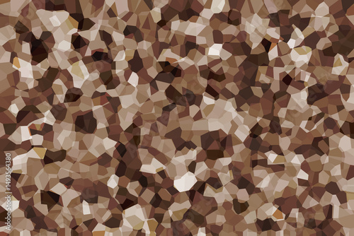 Abstract brown mosaic pattern background texture