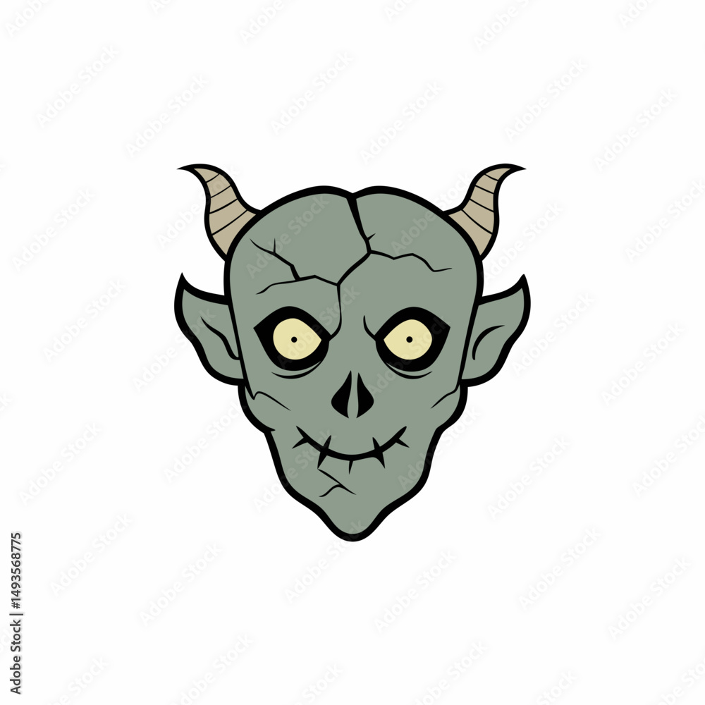 Fototapeta premium green alien monster