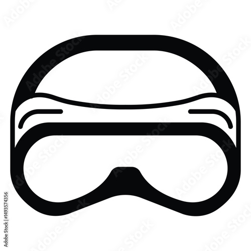 Googles Vector Icon Depicting Artificial Intelligence Technology