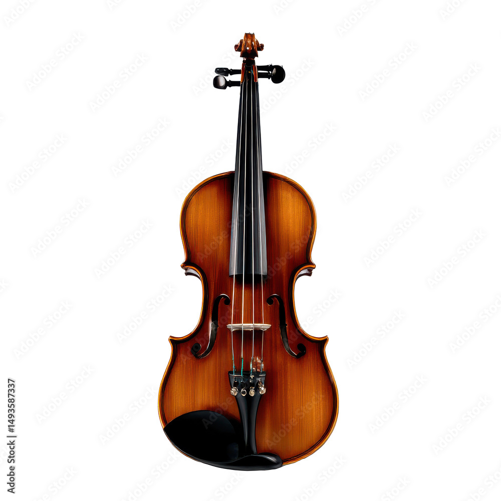 Fototapeta premium violin isolated on white background