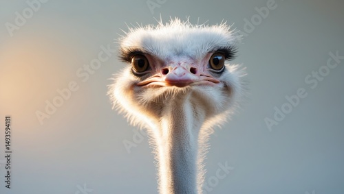 Ostrich Portrait photo