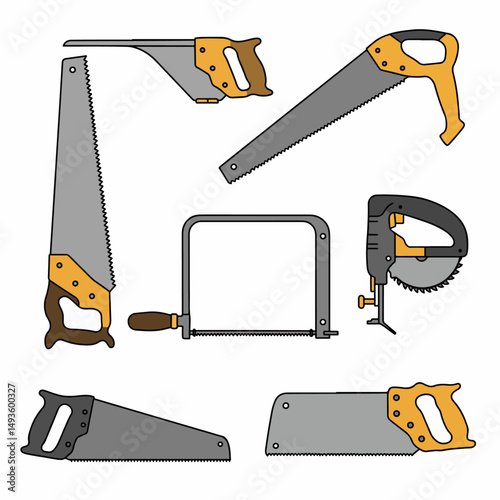 Hand saws tool carpentry woodworking equipment