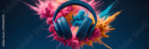 Child Astronaut in Neon Lit Space Corridor Ready for Launch