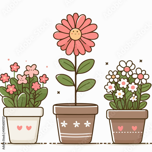 flowers in a pot