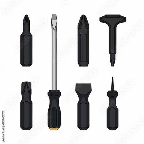 Screwdriver set tools equipment repair maintenance kit