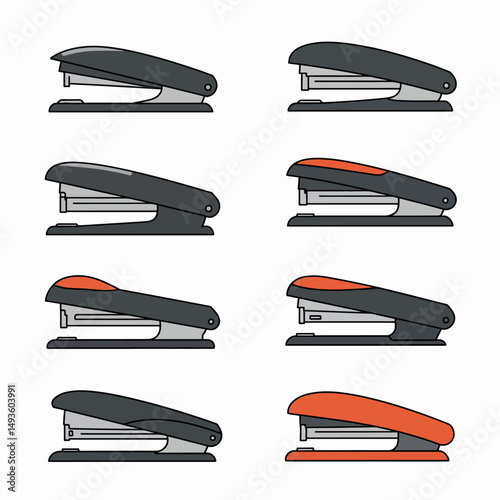 Stapler office supply collection tool equipment