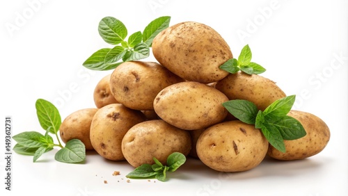 Potato Pile with Fresh Mint...