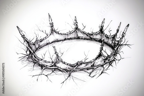 crown sketch
