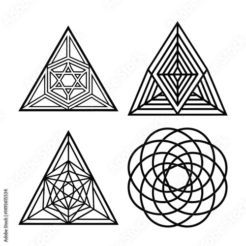 set of icons