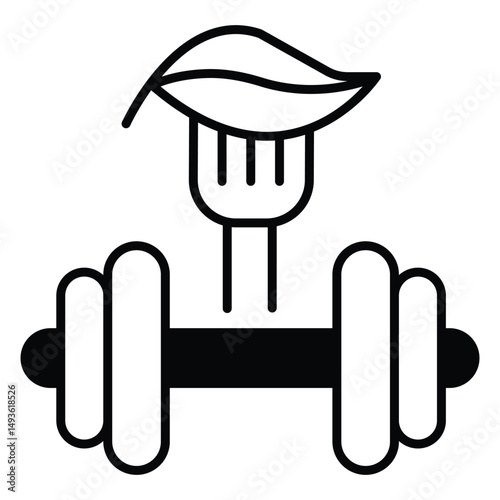 Stay Healthy Vector Icon Representing Restful Sleep