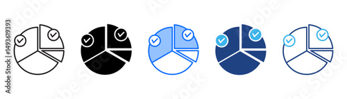 Market Icon Set With Multiple Style Collection 