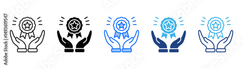 Brand Icon Set With Multiple Style Collection 