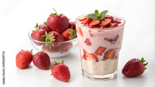 Strawberry Parfait Glass Fr...