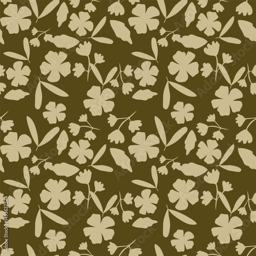 Floral pattern design, vector illustration background