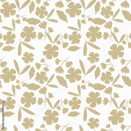 Floral pattern design, vector illustration background