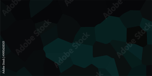 Dark green vector pattern with abstract shapes.vector geometric ornament. seamless diamond technology black and green triangle element light.