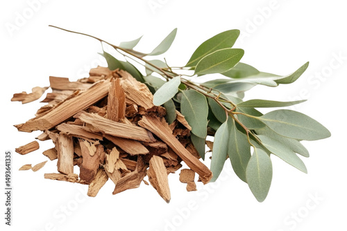 Eucalyptus And Sandalwood  isolated on a transparent background