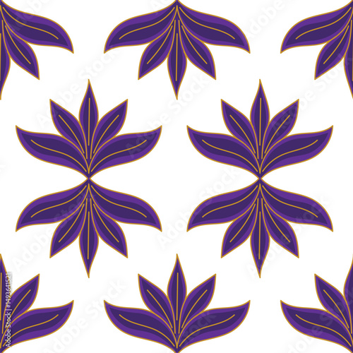 Floral pattern design, vector illustration background