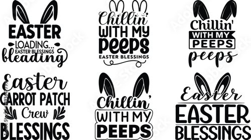 Funny Easter Quotes with Bunny Peeps and Blessings
