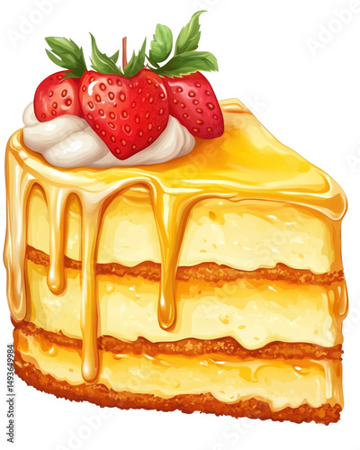 Pinterest Food Pin Clipart No Shado  isolated on a transparent background