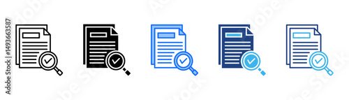 Index Icon Set With Multiple Style Collection 