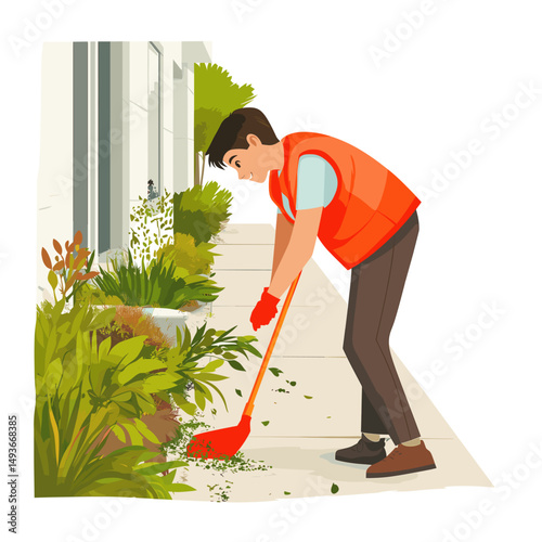 Community Service Day Outdoor Cleanup