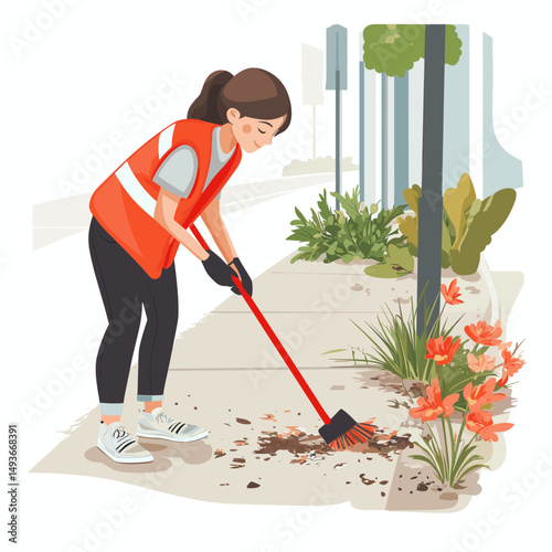 Community Service Day Outdoor Cleanup
