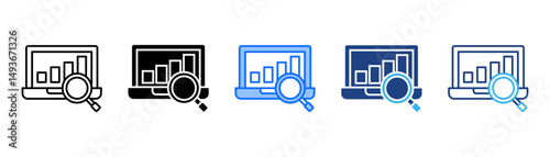 Seo Icon Set With Multiple Style Collection 