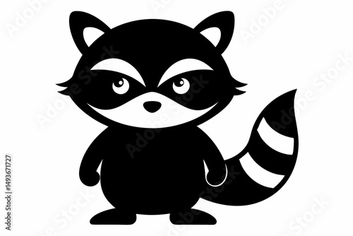 black rabbit cartoon