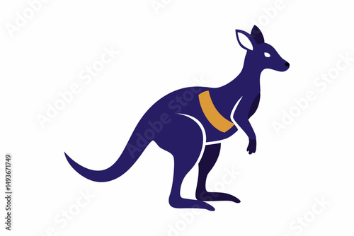 kangaroo vector illustration