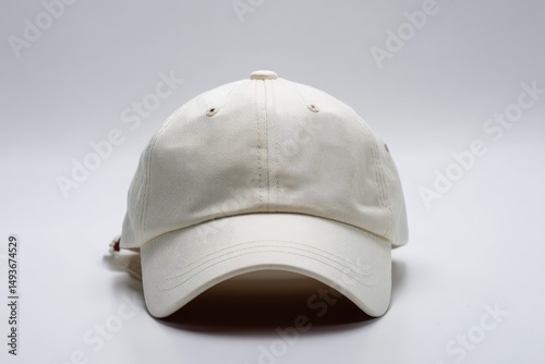 classic vintage dad hat shot straight in white studio with white backdrop e commerce product photography
