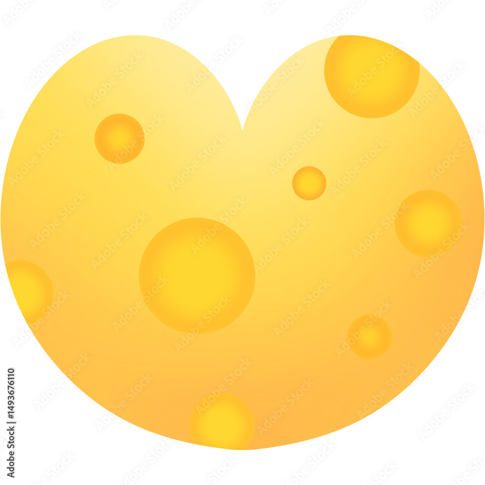 Fototapeta premium Cute kawaii cheese clipart 