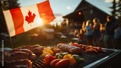 Canadian BBQ Sunset Gathering.