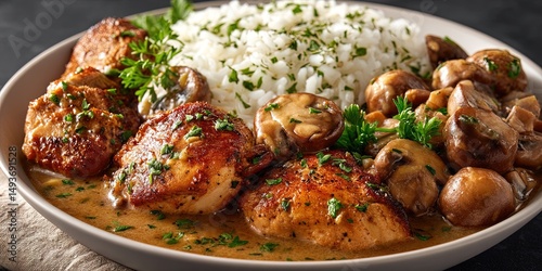 photo of delicious chicken tiki marsala 