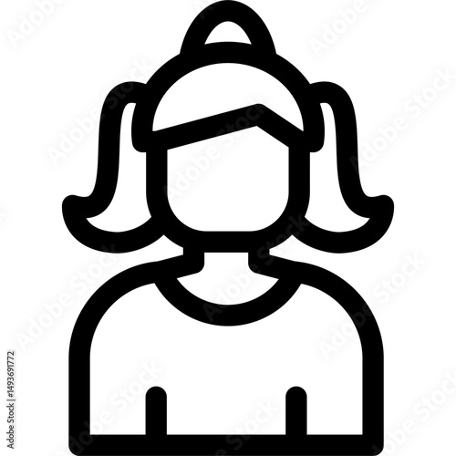 Young Woman Icon